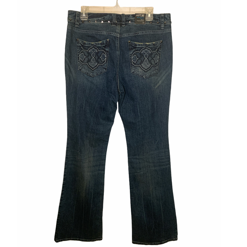 NWT Apt 9 Embellished Bootcut Jeans